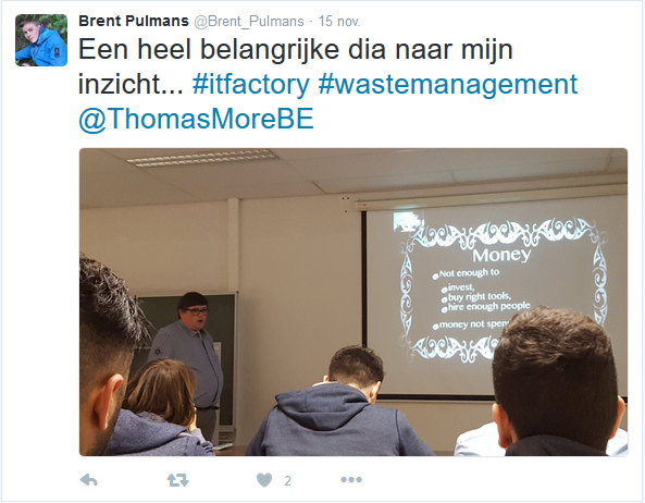 Tweet 2 waste management